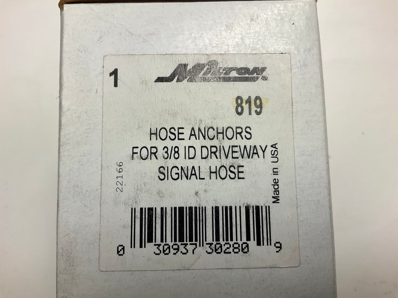 Milton 819 3/8'' ID Signal Hose Anchor For Driveway Drive-through Signal Bell
