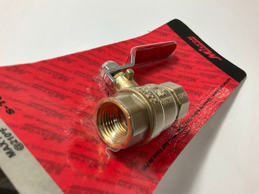 Milton S-1094-8 1/2'' Female NPT (FNPT) Full Port Heavy-Duty Brass Ball Valve