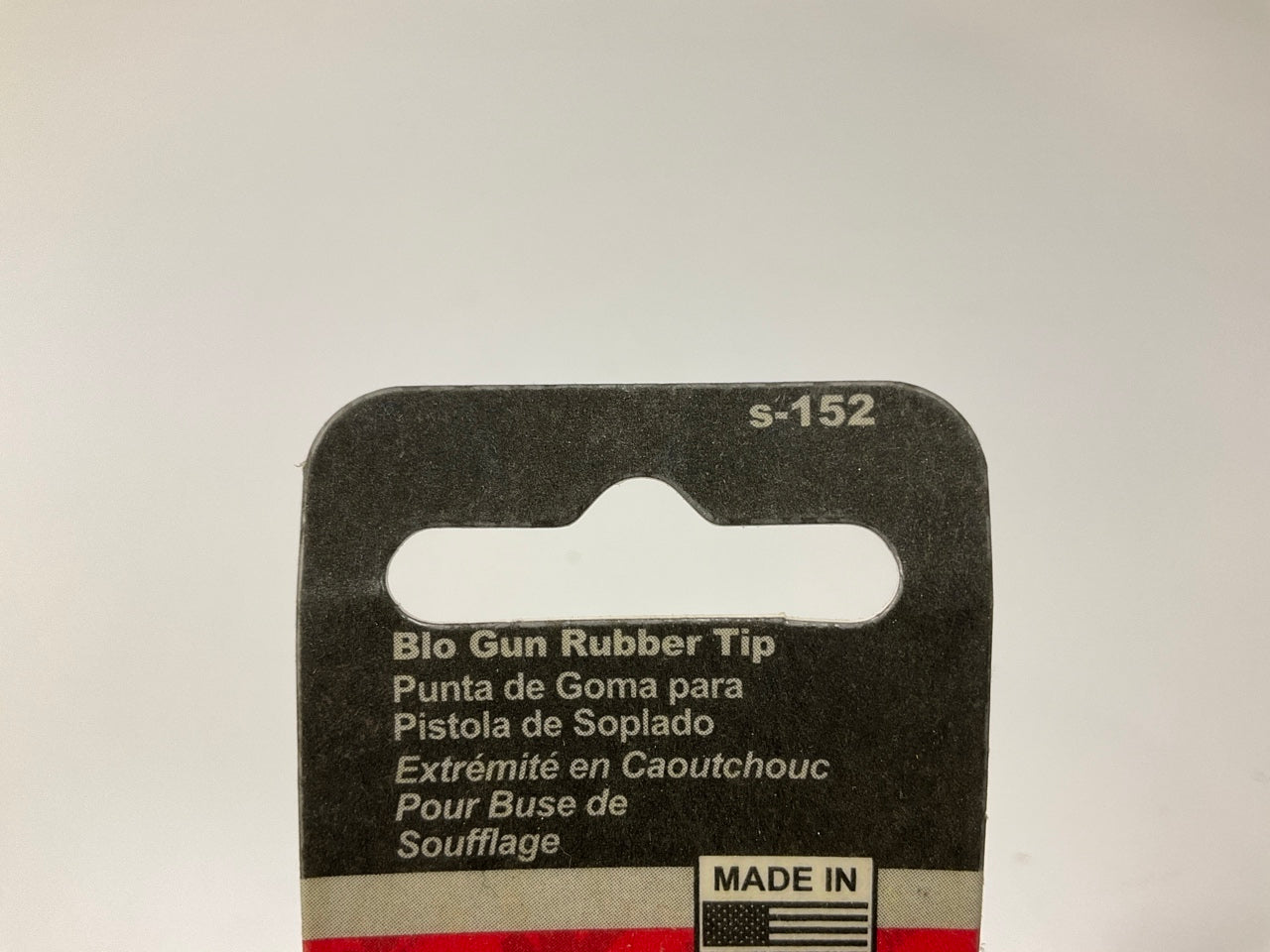 Milton S152 Air Blow Gun Replacement Rubber Tip, Dual Thread: 1/8'' NPT & 7/16-27