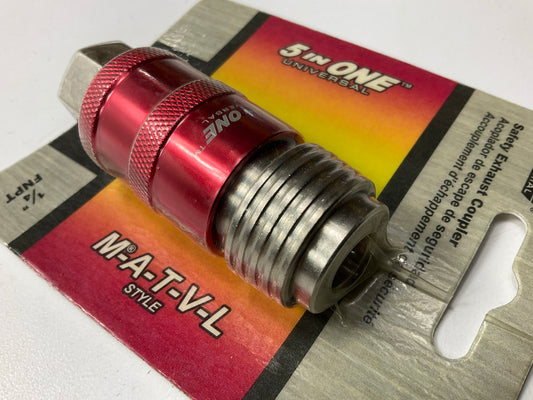 Milton S1750 5 In ONE Universal Quick Connect Industrial Coupler 1/4'' Female NPT