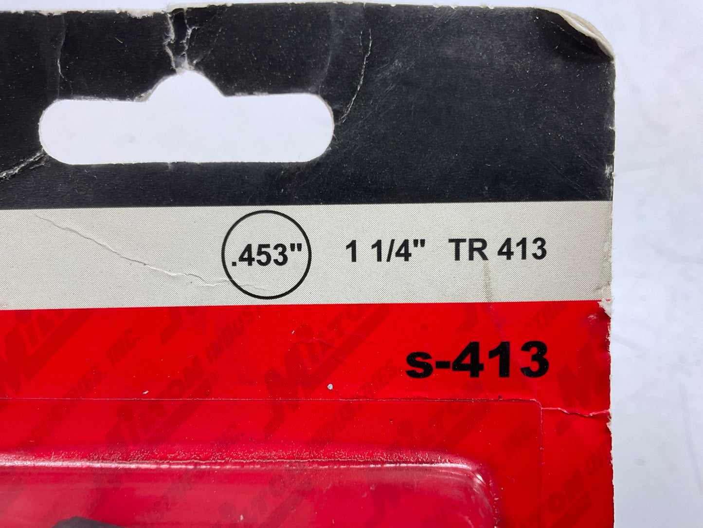 Milton S-413 Tubeless Tire Valve, 0.453'' X 1-1/4'' - Pack Of 2