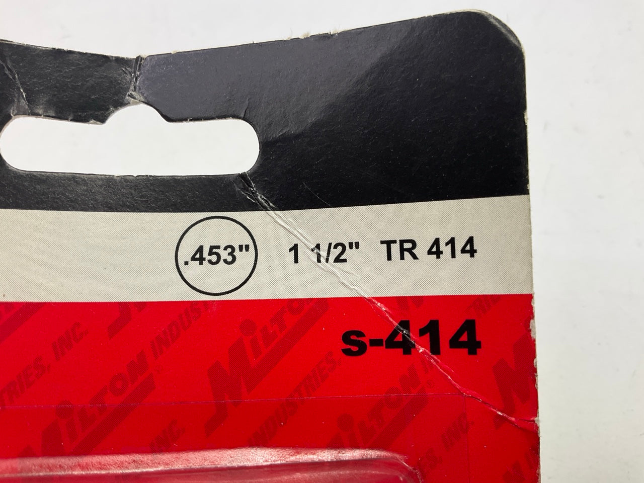 Milton S-414 Tubeless Tire Valve Stem, 0.453'' X 1-1/2'' - 2 PACK