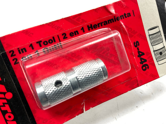 Milton S-446 2-in-1 Tire Tube Deflator & Core Remover Tool