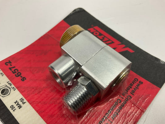 Milton S-657-2 1/4'' NPT Swivel Hose Fitting Connector