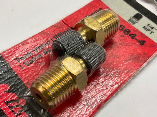 Milton S-684-4 1/4'' NPT Male Air Tank Valves, Pair