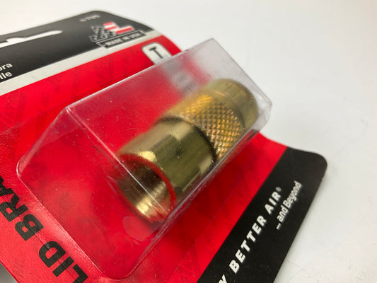 (2) Milton S-785 1/4'' FNPT Female T-Style Air Compressor Quick Connect Fitting