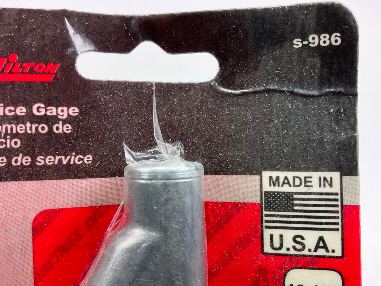 Milton S-986 Dual Head Tire Service Air Pressure Gage - Made In USA