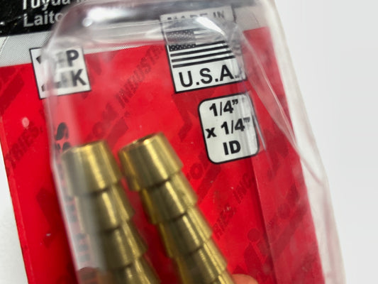 Milton S-640 1/4'' I.D. Hose Mender Fitting 1/4'' Air Hose Repair Splice Fittings