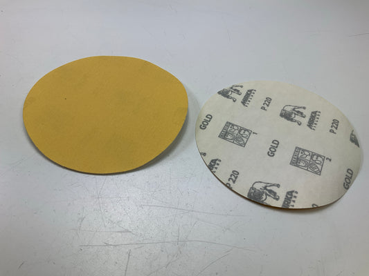 Mirka 23-622-220 Bulldog Gold Grip Sanding Disc, P220 220 Grit, 50 / Box