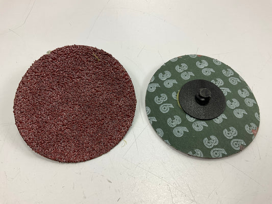 Mirka 65-300-036 3'' Surface Conditioning Sanding Abrasive Discs 36 Grit, 25 Pack