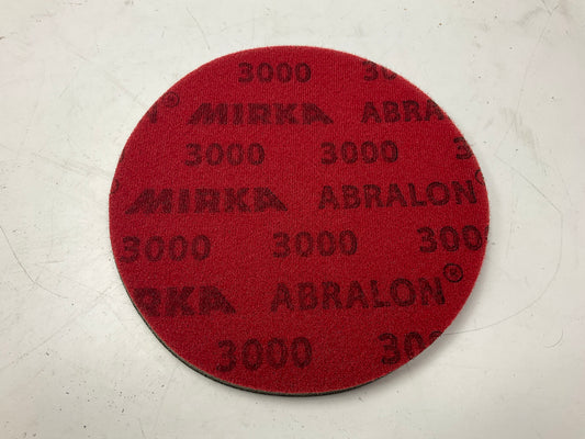 Mirka 8A-241-3000 Abralon 6'' Foam/Sponge-Backed Wet/Dry Discs 3000 Grit, 15 Pcs