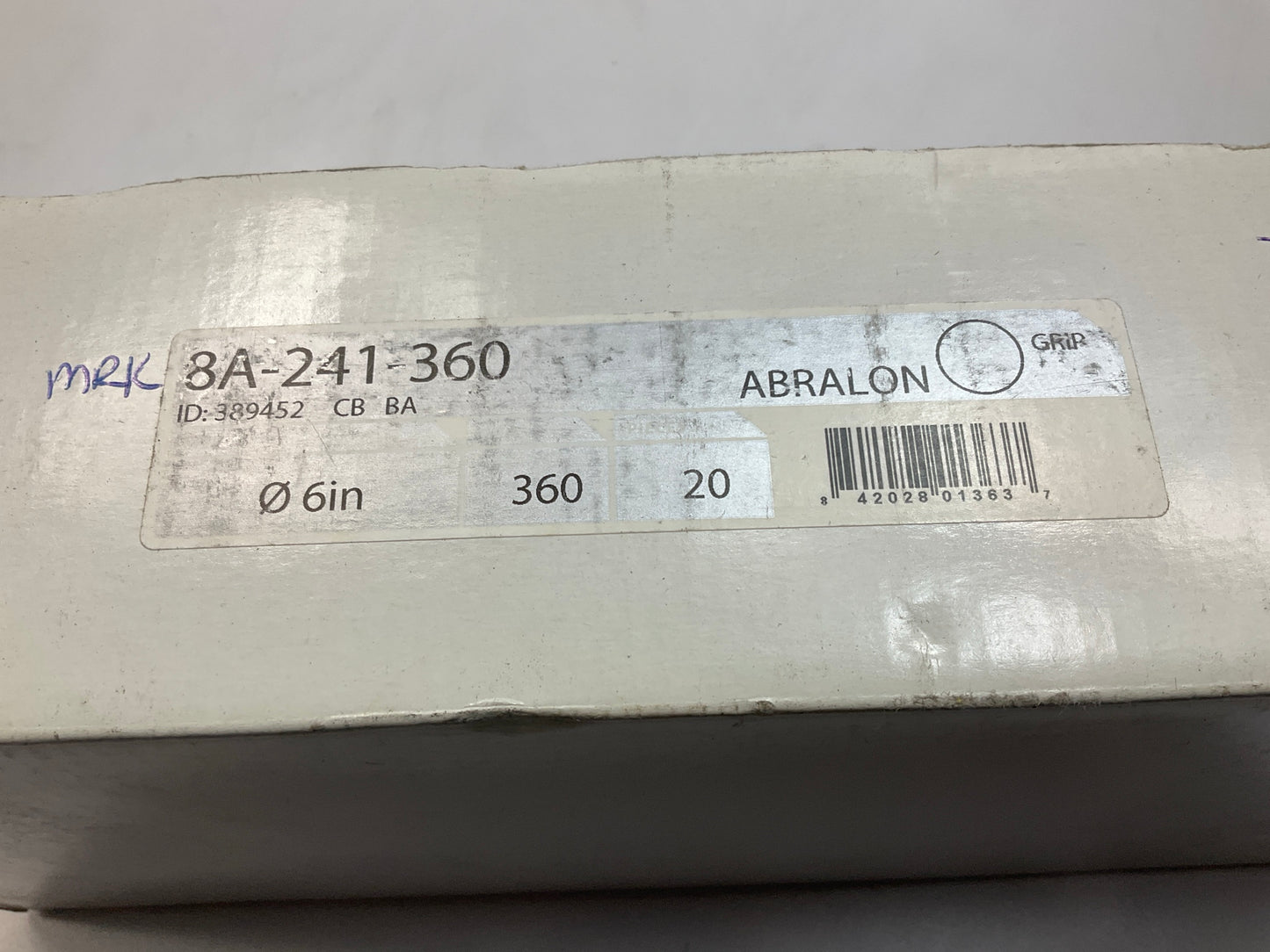 Mirka 8A-241-360 Abralon 6'' 360 Grit Foam Backed Polishing & Buffing Discs, 20pc