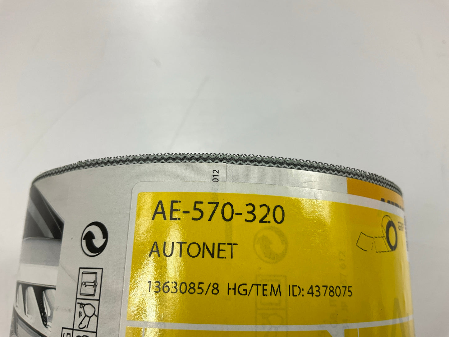 Mirka AE-570-320 Autonet 2-3/4'' X 33 Ft 320 Grit Mesh Grip Sanding Roll