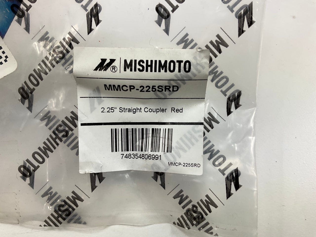 Mishimoto MMCP-225SRD Red 2.25'' (2-1/4'') Air Intake Straight Coupler, Silicone