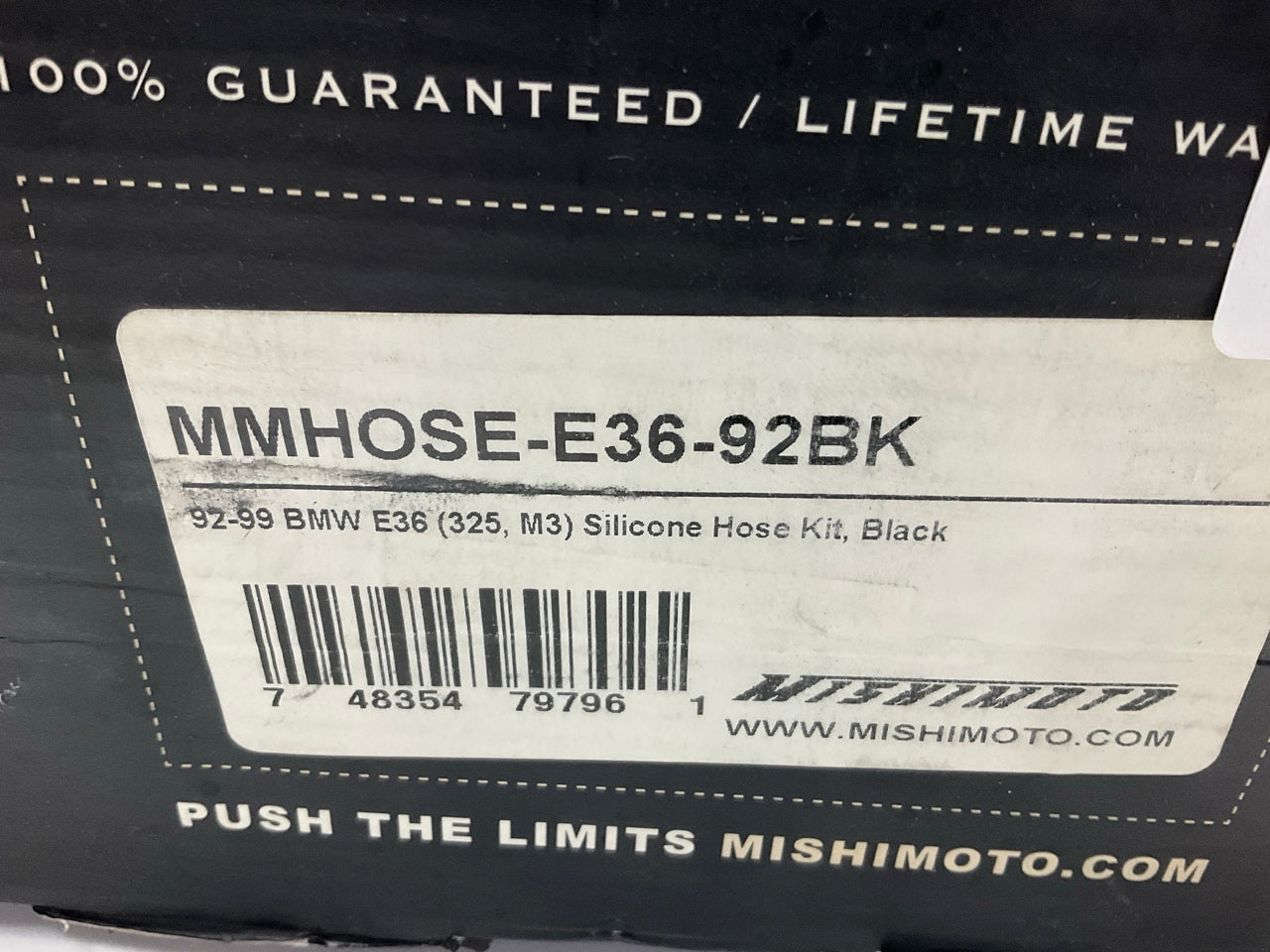 Mishimoto MMHOSE-E36-92BK 1992-1999 BMW E36 325/M3 Black Silicone Hose Kit