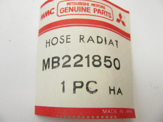 NEW - OEM Mitsubishi MB221850 Molded Radiator Coolant Hose - Upper / Lower