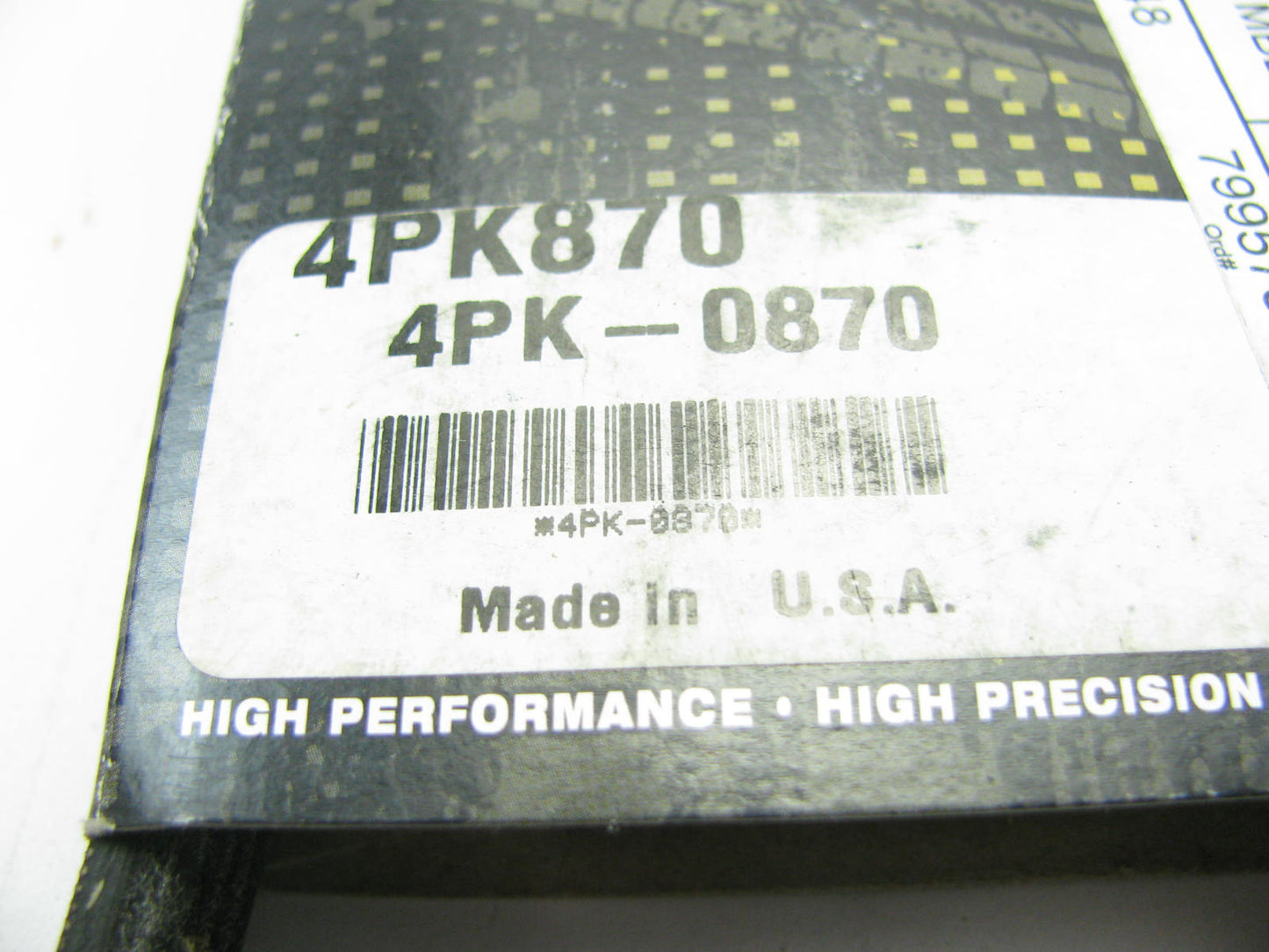 Mitsuboshi 4PK870 Serpentine Belt - 0.56'' X 34.875'' - 4 Ribs