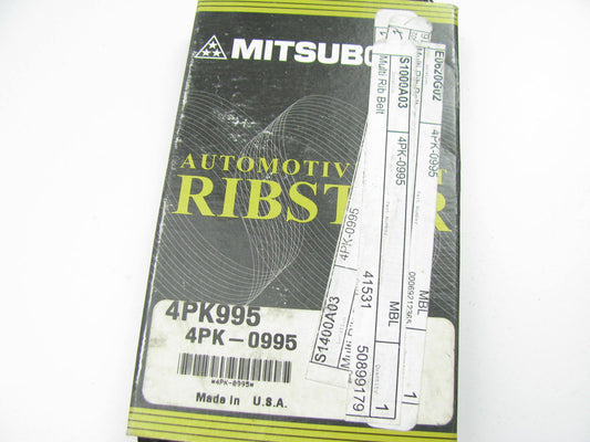 Mitsuboshi 4PK995 Serpetine Belt - 0.56'' X 39.50'' - 4 Ribs