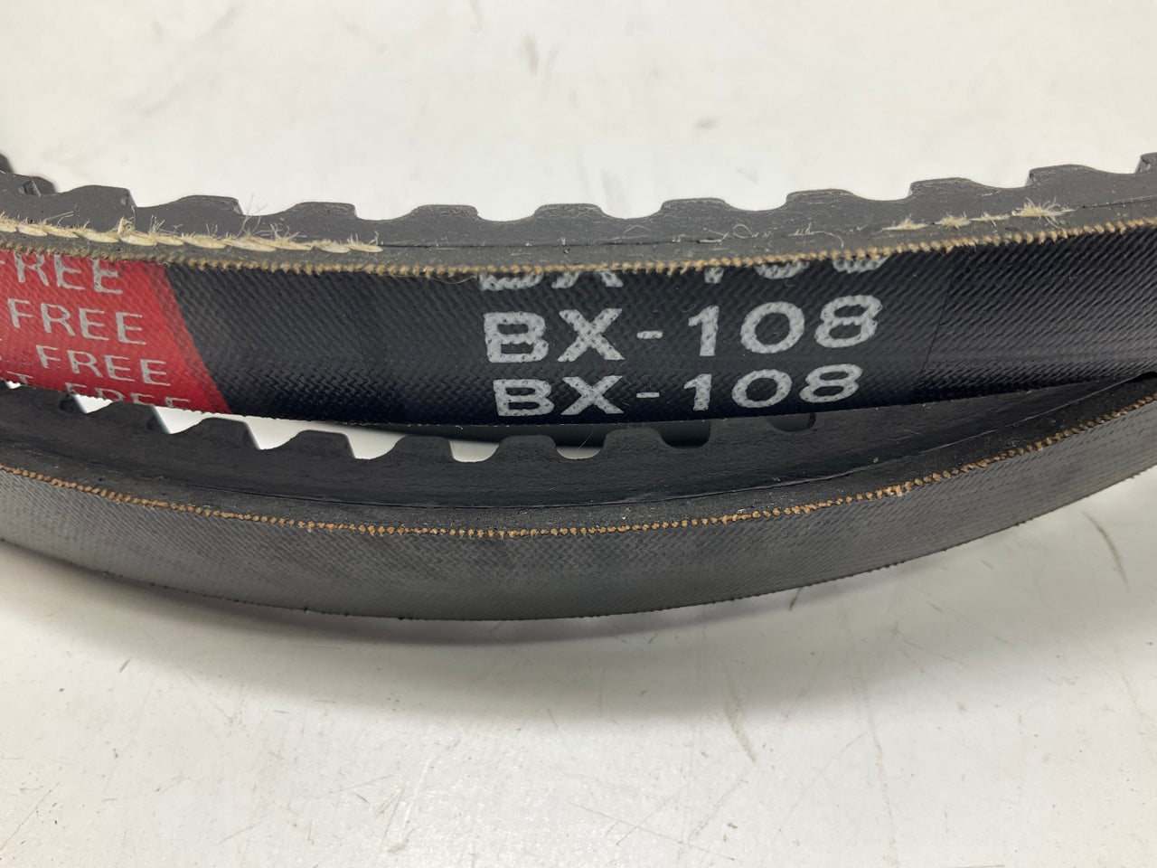 Mitsuboshi BX-108 Cogged Industrial Accessory Drive Belt - 5/8'' X 111''