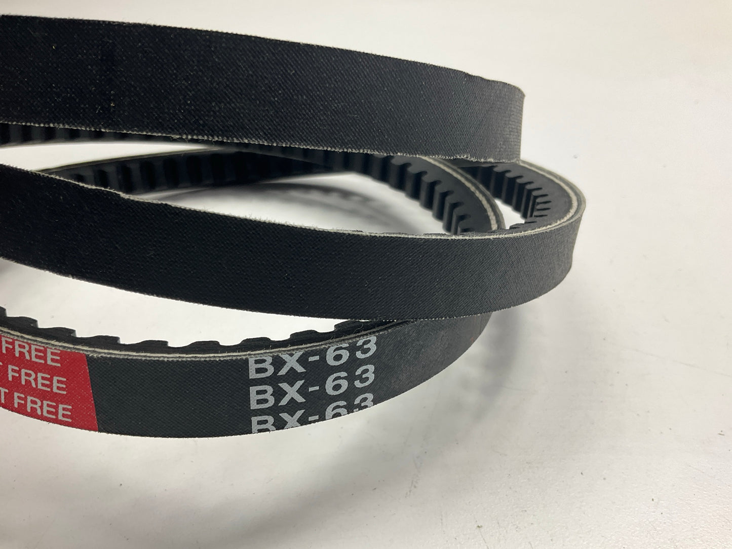 Mitsuboshi BX-63 Cogged Industrial Accessory Drive Belt - 5/8'' X 66''