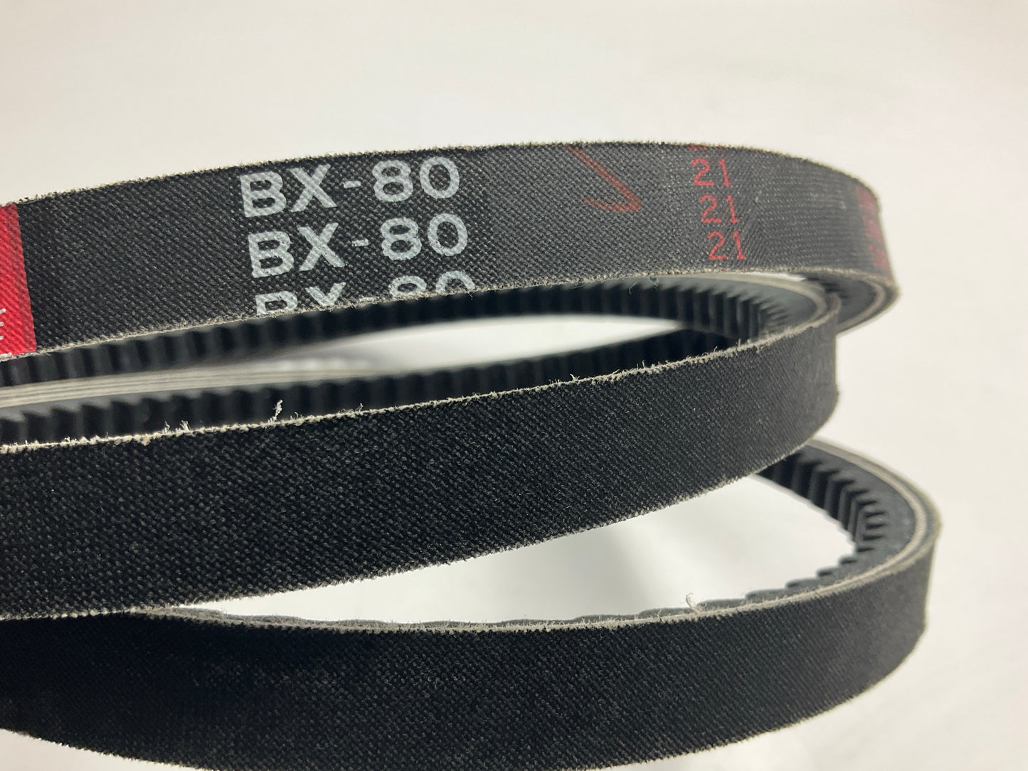 Mitsuboshi BX-80 Cogged Industrial Accessory Drive Belt - 5/8'' X 83''