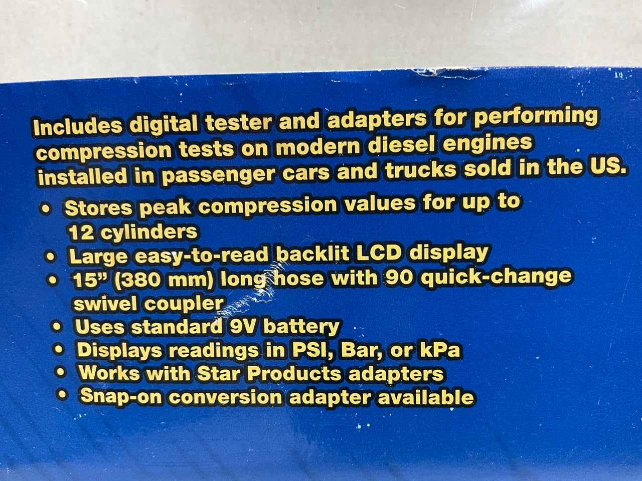 Mityvac MV5535 Diesel Digital Compression Tester Kit