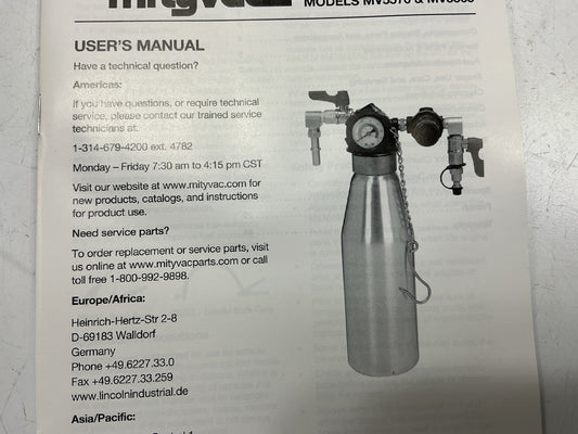 Mityvac MV5570 Fuel Injection Fuel Injector Cleaner Cleaning Kit