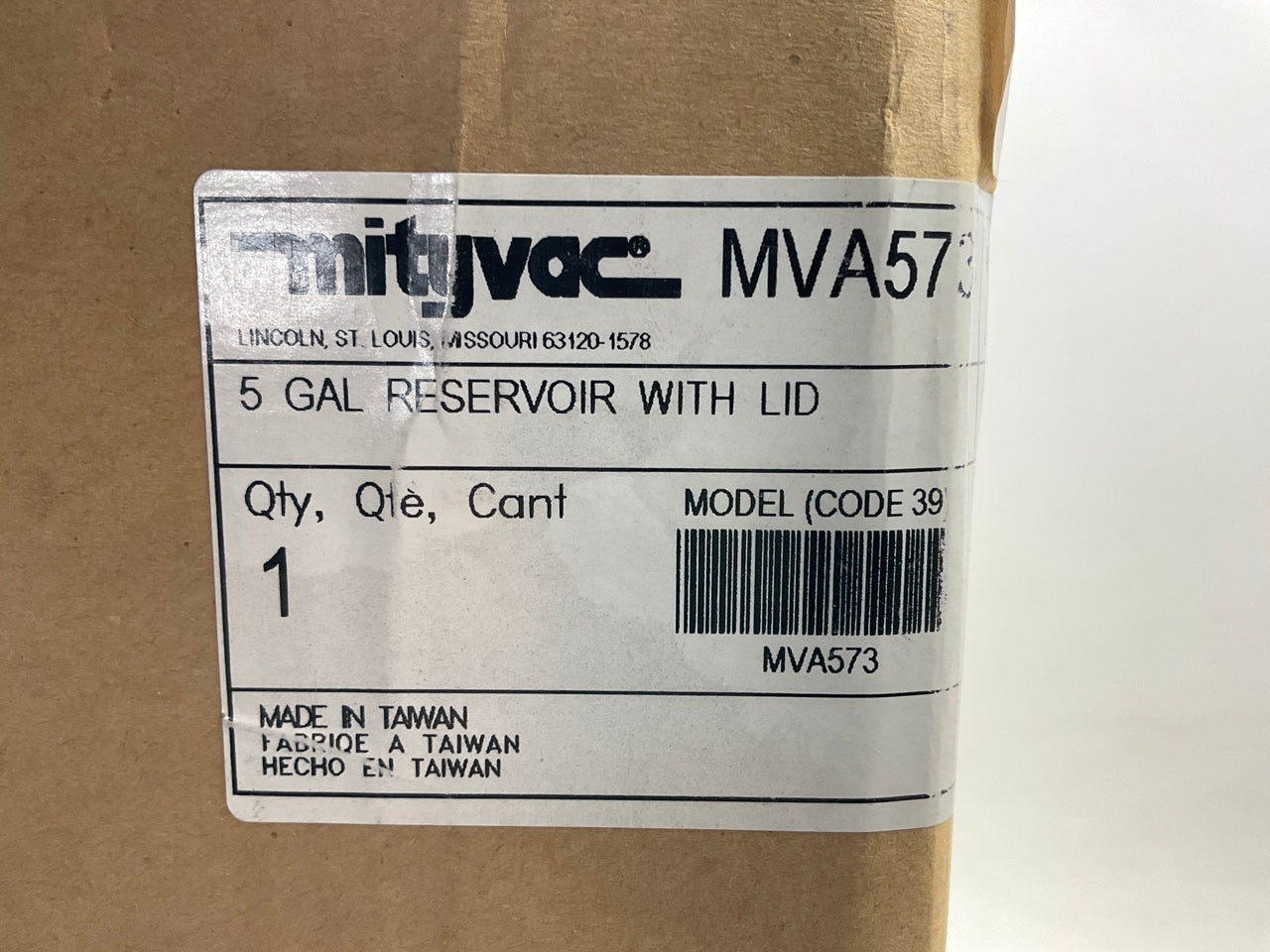 Mityvac MVA573 5-Gallon Fluid Reservoir Bottle ( 20 Liter )