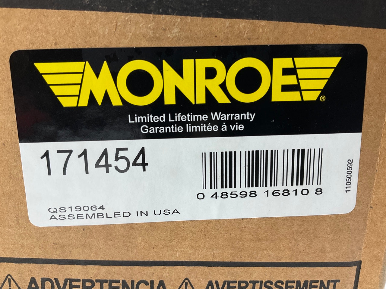 Monroe 171454 Complete Front Left Strut W/ Coil Spring - 2000-2005 Toyota RAV4