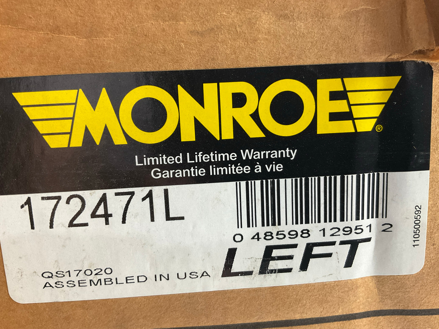 Monroe Quick-Strut 172471L Rear Left Complete Strut - 2004-08 Pontiac Grand Prix