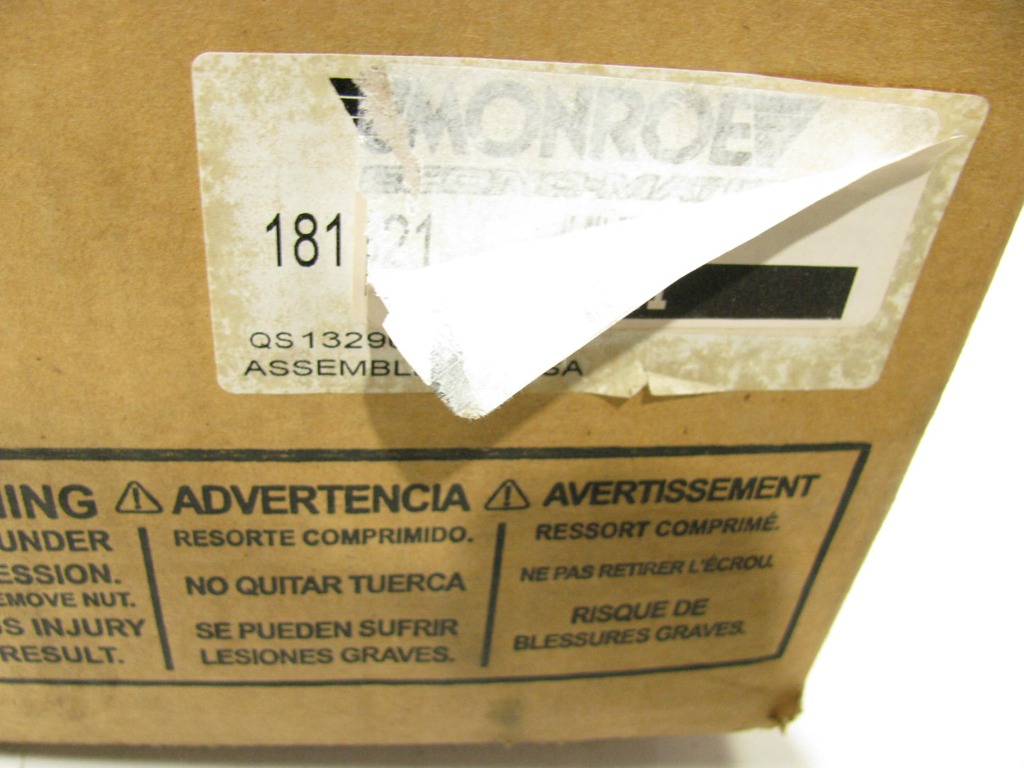 Monroe 181321 Suspension Strut And Coil Spring Assembly - Front