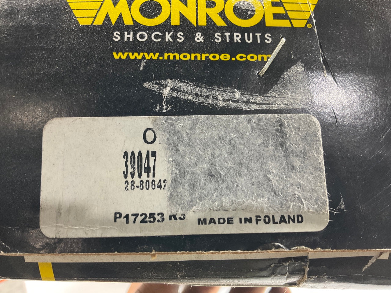 Monroe 39047 OESpectrum Monotube Shock Absorber, Rear