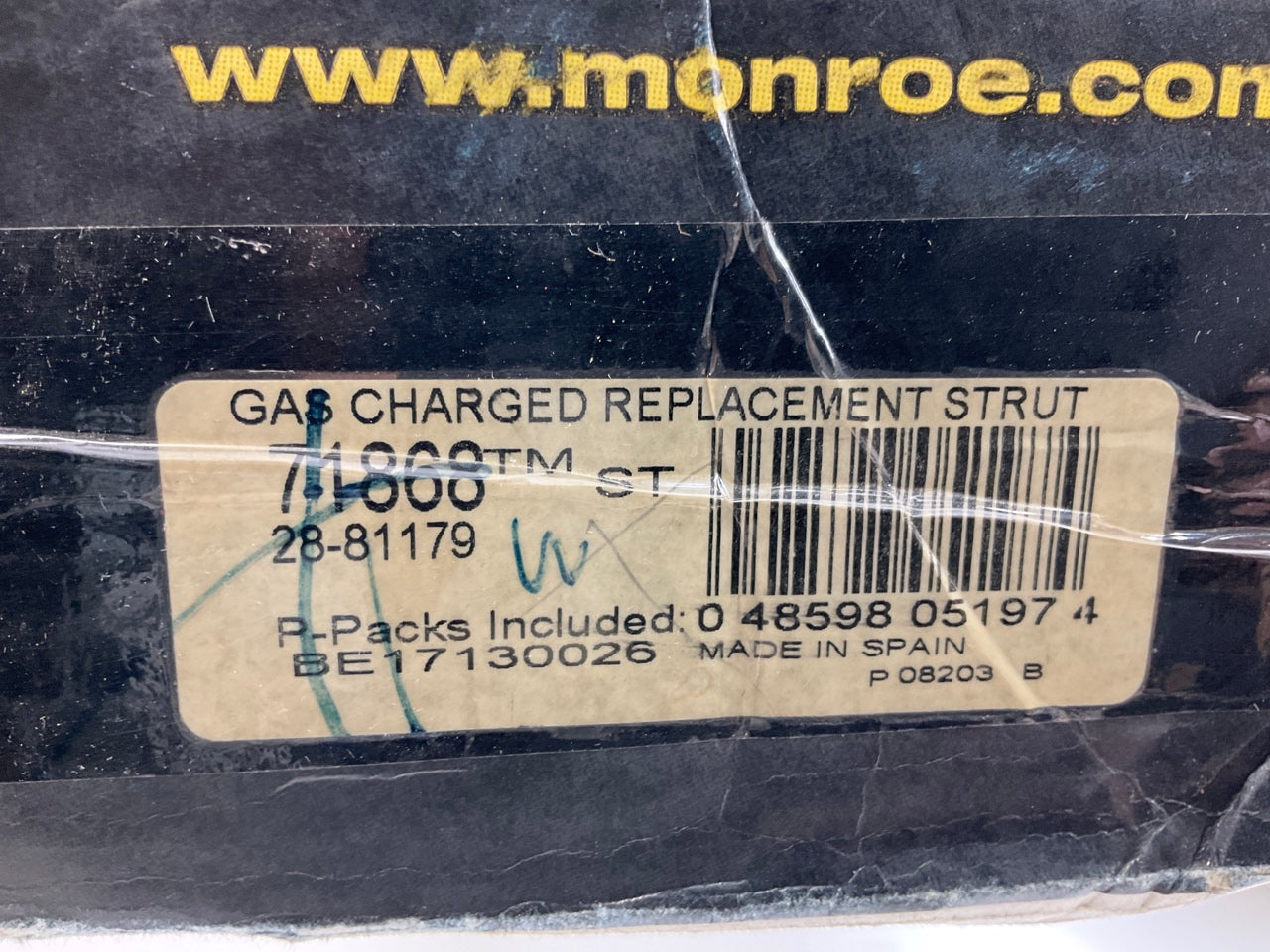 Monroe 71868 OESpectrum Suspension Strut, Front