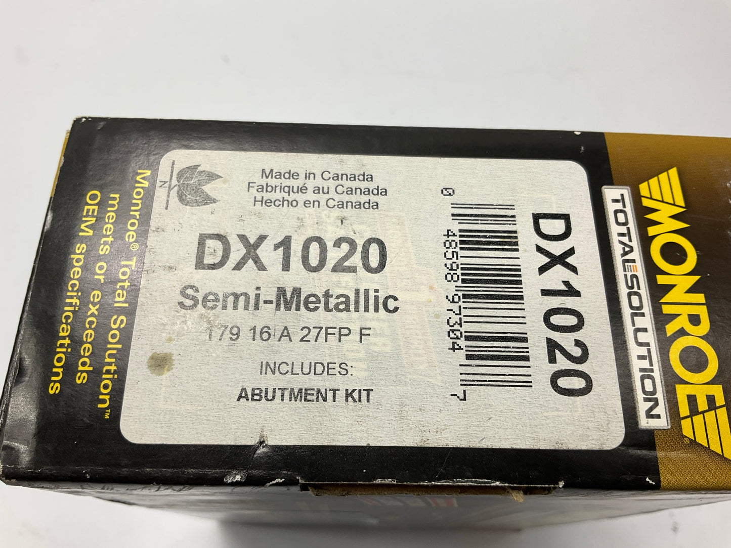 Monroe DX1020 Rear Disc Brake Pads