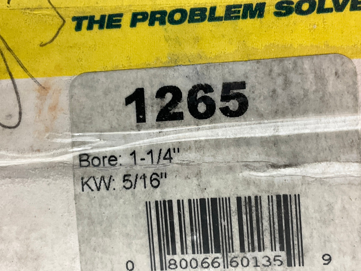 MOOG 1265 PTO Slip Yoke 1-1/4'' Bore, 5/16'' Keyway, 5-1/4'' Length