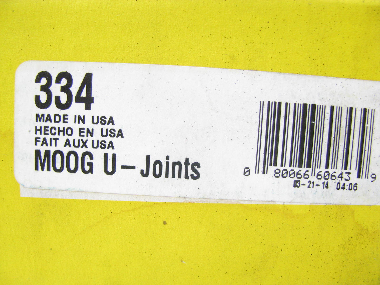 Moog 334 U-Joint Universal Joint - SPICER 1710 Series
