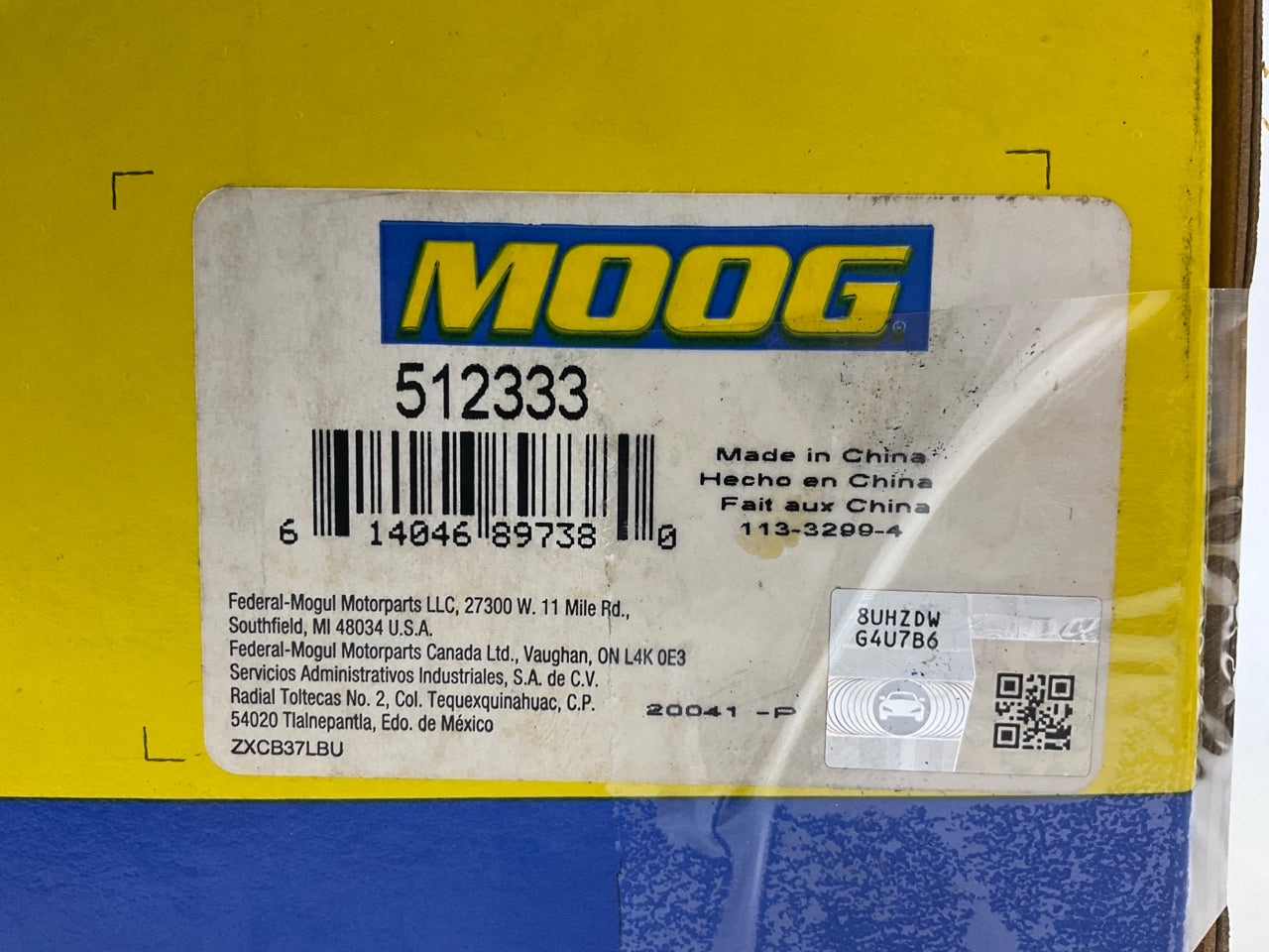 Moog 512333 Wheel Bearing And Hub Assembly, Rear