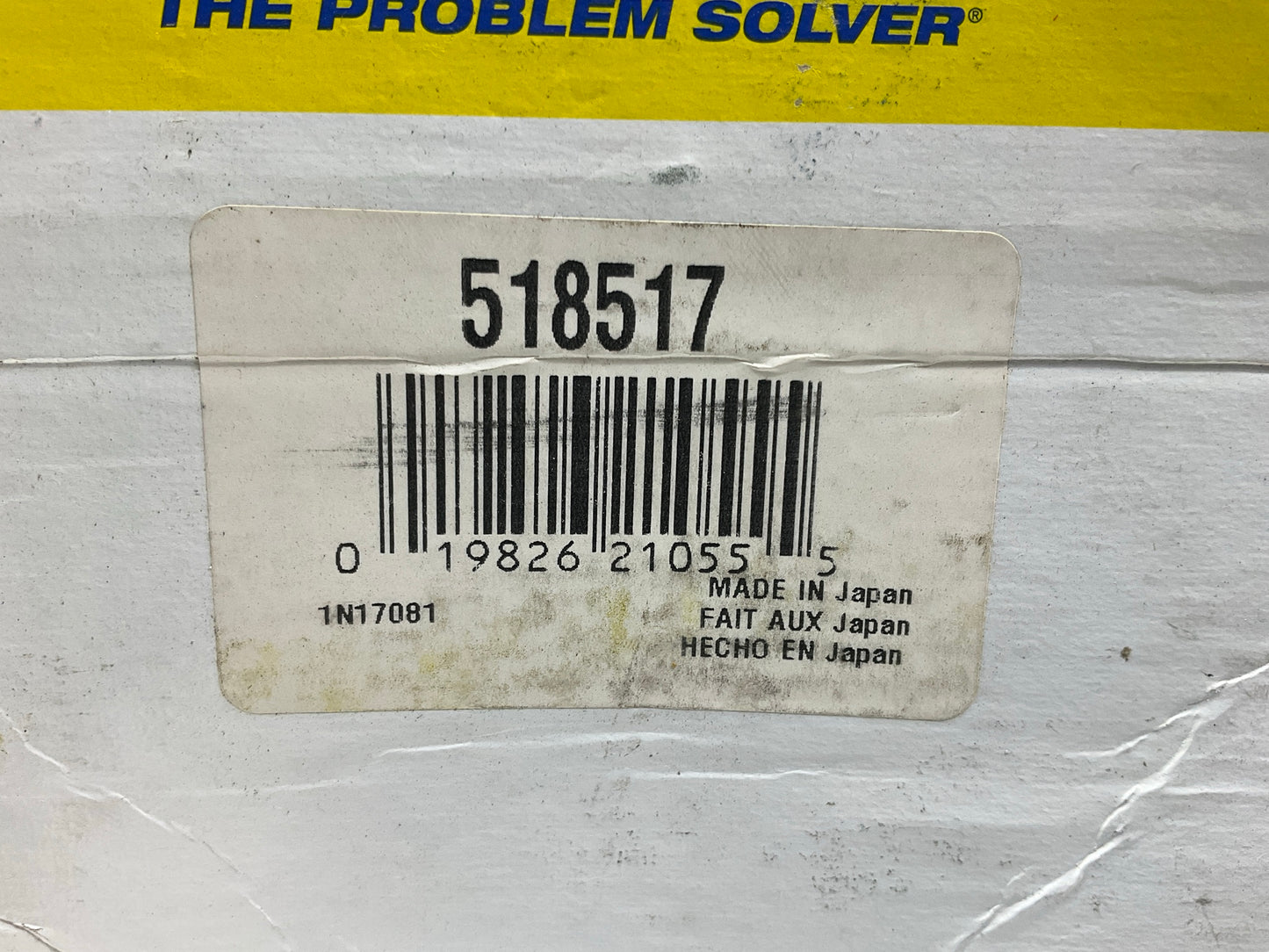 MISSING HARDWARE - Moog 518517 Front Wheel Hub & Bearing Assembly