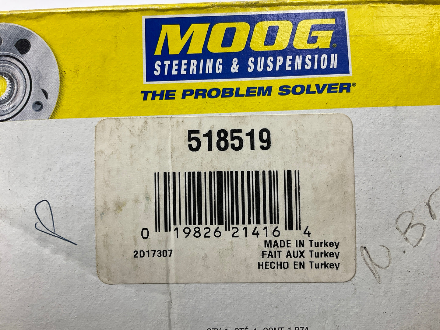 NO HARDWARE - Moog 518519 Front Wheel Hub Repair Kit