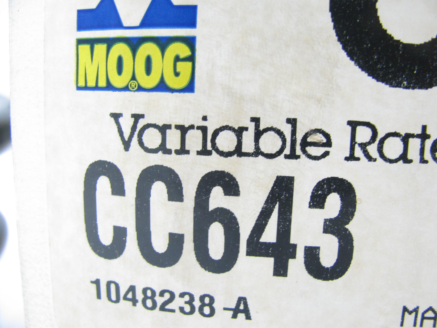 Moog CC643 Rear Coil Springs - Variable Rate Springs
