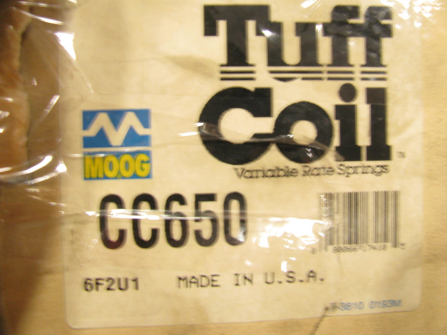 Moog CC650 Variable Rate Cargo Control Suspension Coil Springs - Front