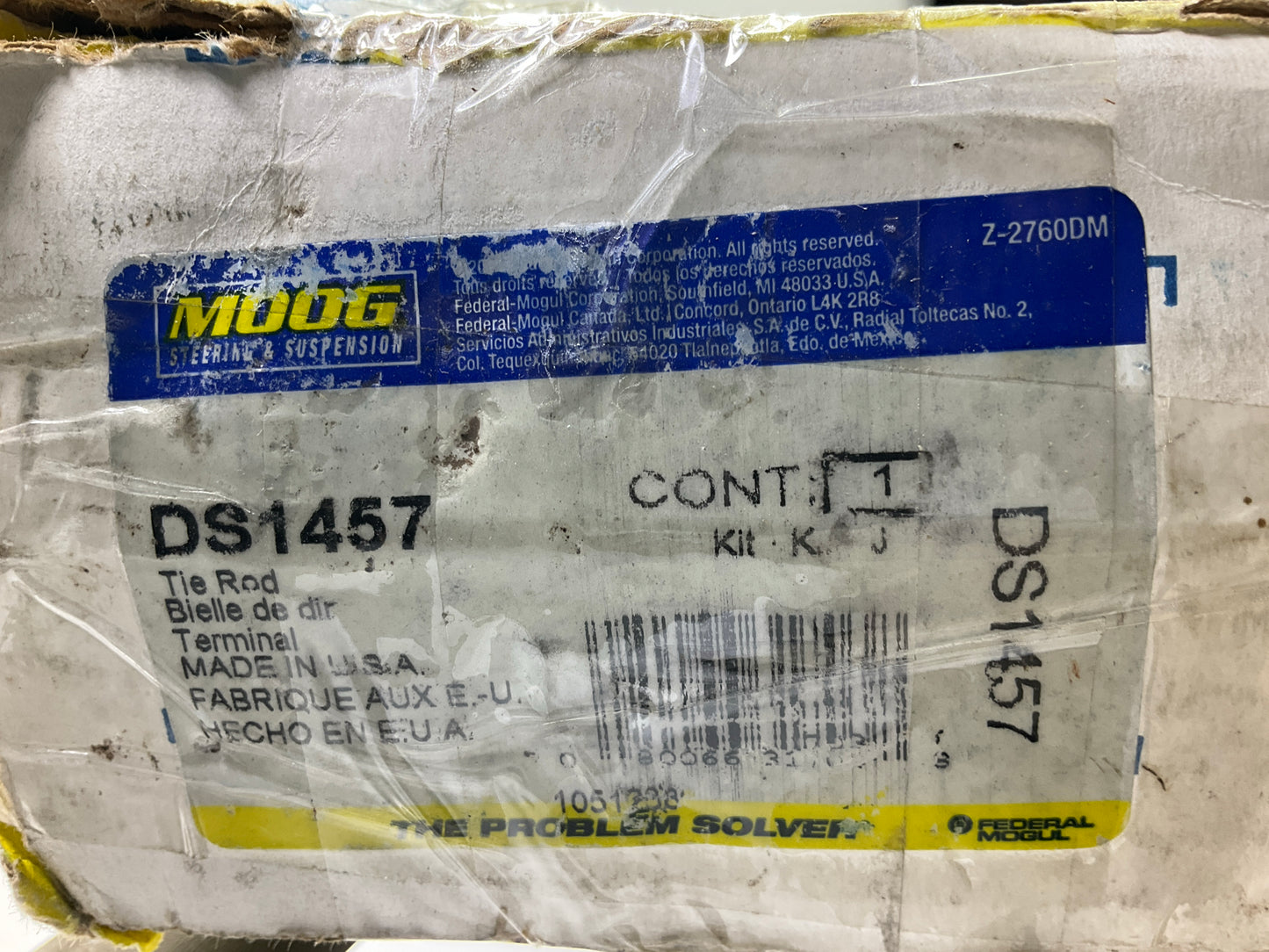 Moog DS1457 Front Right Outer Steering Tie Rod End For 98-99 Dodge Ram 1500 4WD