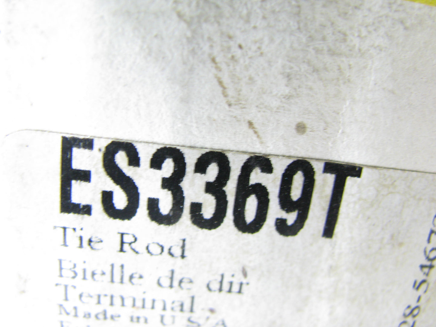 Moog ES3369T Steering Tie Rod End - Front Left Inner - 4WD ONLY