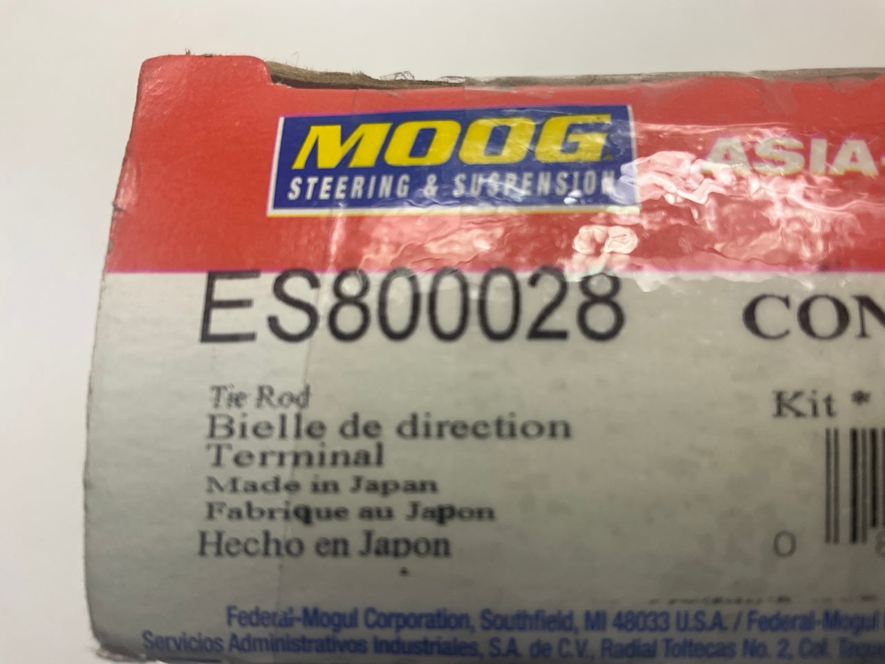 Moog ES800028 Front Left Outer Steering Tie Rod End For 2003-2008 Mazda 6
