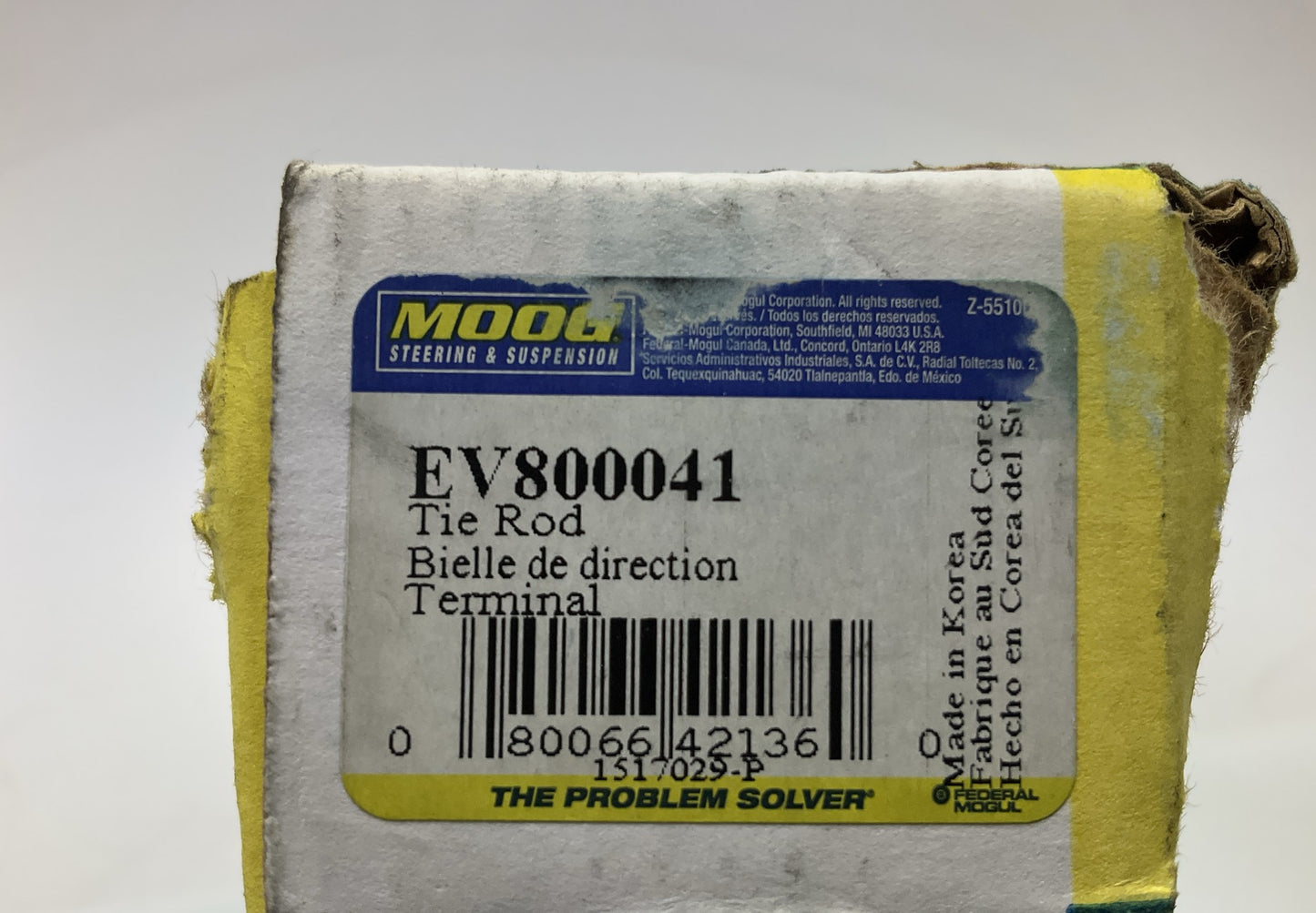 Moog EV800041 Front Right Inner Steering Tie Rod End For 2003-2009 Kia Sorento