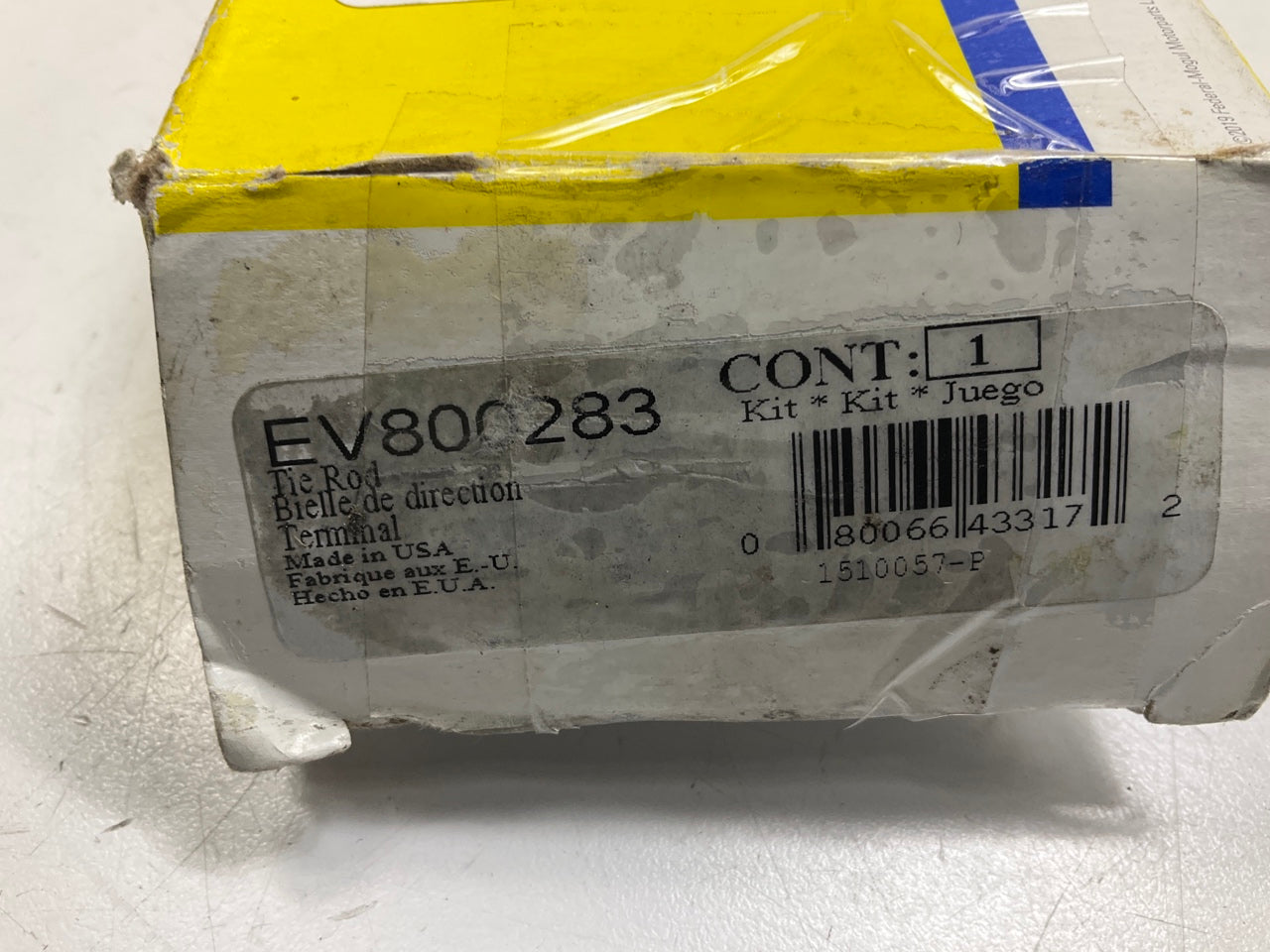 Moog EV800283 Front Inner Steering Tie Rod End