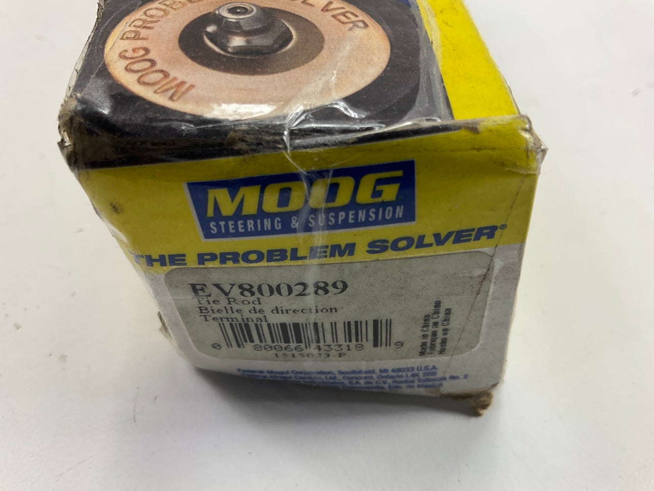 Moog EV800289 Front Inner Steering Tie Rod End
