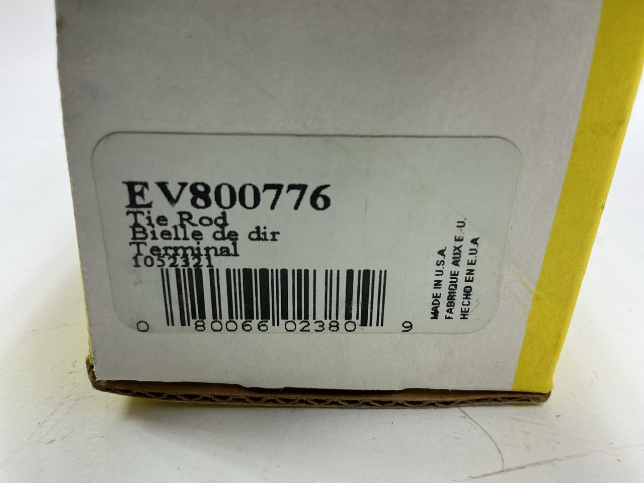 (2) Moog EV800776 Front Inner Steering Tie Rod End