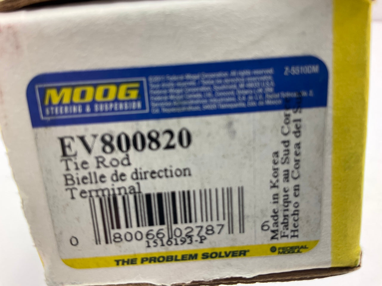 Moog EV800820 Steering Tie Rod End - Front Inner