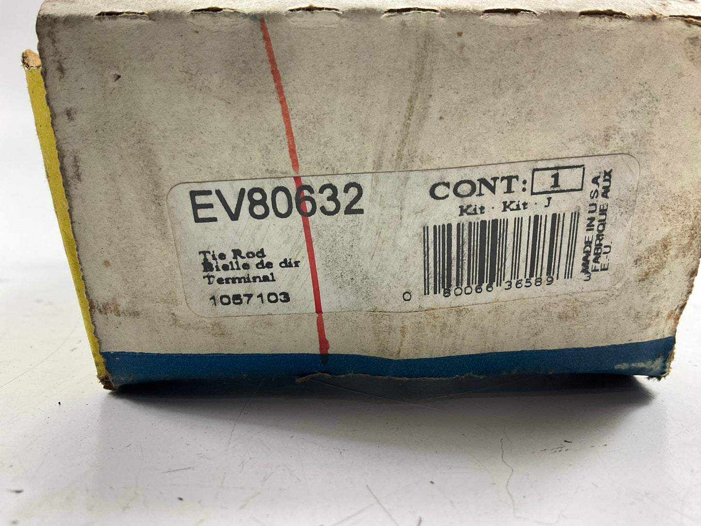 (2) Moog EV80632 Front Steering Tie Rod End 2006-2008 Ford Focus